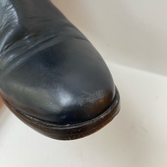 Jcrew dark navy leather booties - Picture 5 of 9